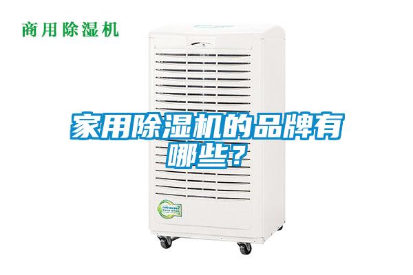 家用除濕機的品牌有哪些？