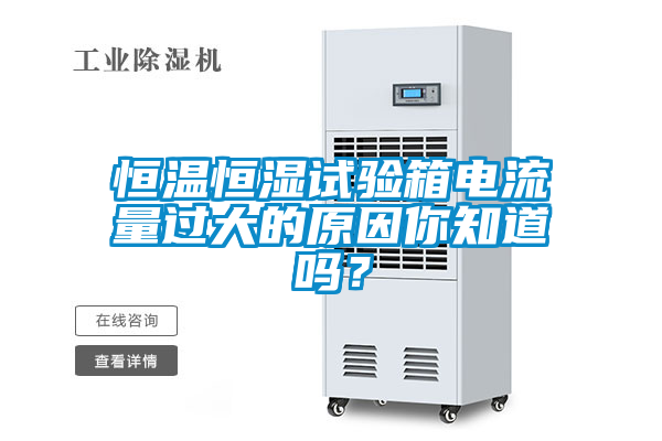 恒溫恒濕試驗(yàn)箱電流量過(guò)大的原因你知道嗎？