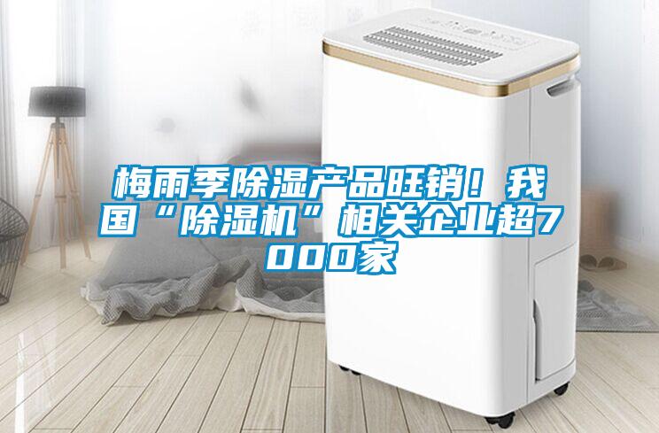 梅雨季除濕產(chǎn)品旺銷！我國(guó)“除濕機(jī)”相關(guān)企業(yè)超7000家