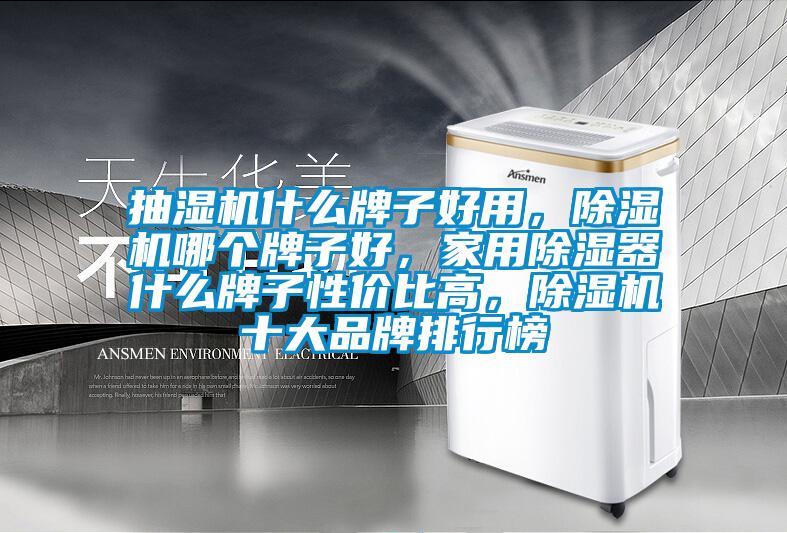 抽濕機什么牌子好用，除濕機哪個牌子好，家用除濕器什么牌子性價比高，除濕機十大品牌排行榜