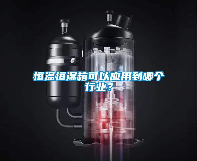 恒溫恒濕箱可以應(yīng)用到哪個行業(yè)？