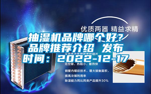 抽濕機(jī)品牌哪個(gè)好？品牌推薦介紹 發(fā)布時(shí)間：2022-12-17