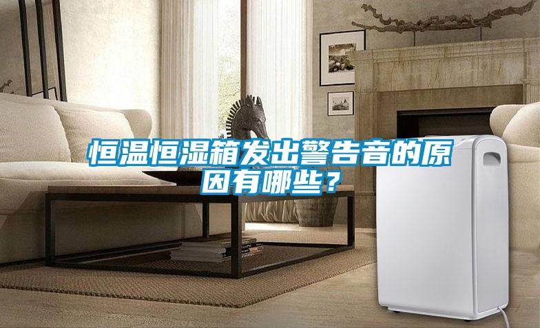 恒溫恒濕箱發(fā)出警告音的原因有哪些？