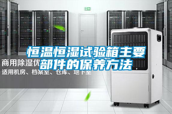 恒溫恒濕試驗箱主要部件的保養(yǎng)方法