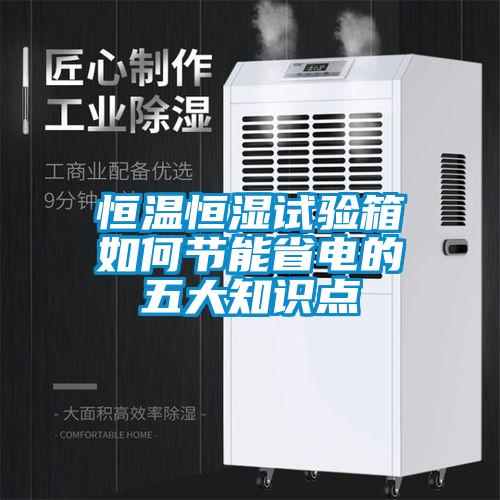 恒溫恒濕試驗(yàn)箱如何節(jié)能省電的五大知識(shí)點(diǎn)
