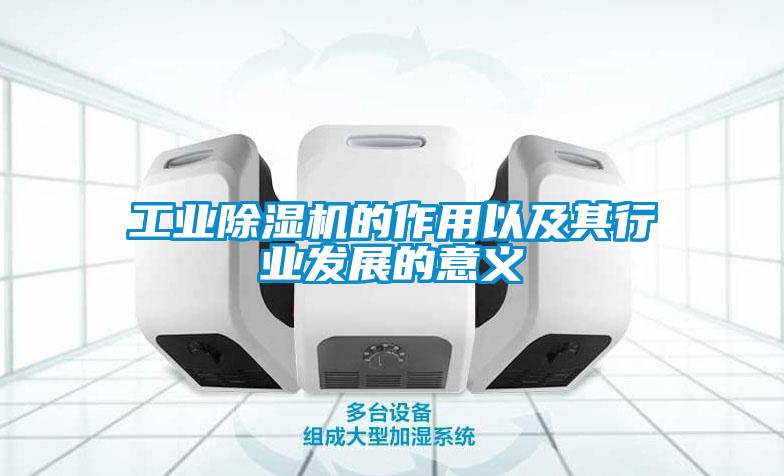工業(yè)除濕機(jī)的作用以及其行業(yè)發(fā)展的意義