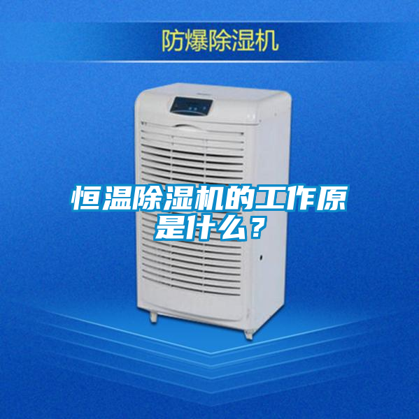 恒溫除濕機(jī)的工作原是什么？