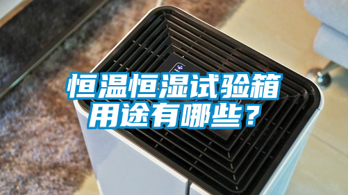恒溫恒濕試驗箱用途有哪些？