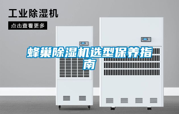 蜂巢除濕機選型保養(yǎng)指南