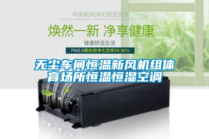 無塵車間恒溫新風(fēng)機(jī)組體育場所恒溫恒濕空調(diào)