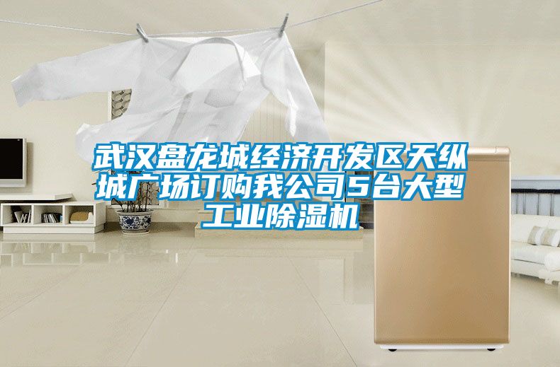 武漢盤龍城經(jīng)濟開發(fā)區(qū)天縱城廣場訂購我公司5臺大型工業(yè)除濕機