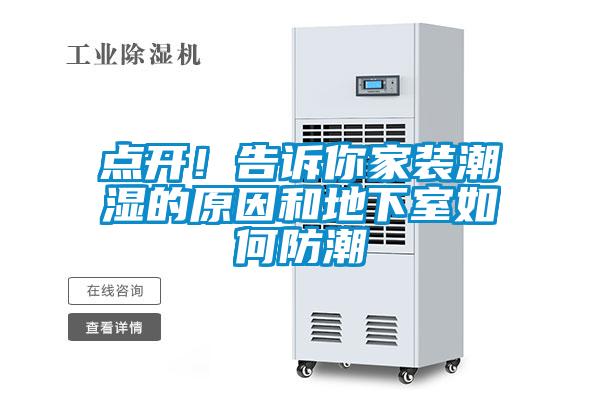 點(diǎn)開！告訴你家裝潮濕的原因和地下室如何防潮