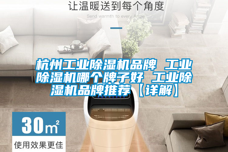 杭州工業(yè)除濕機品牌 工業(yè)除濕機哪個牌子好 工業(yè)除濕機品牌推薦【詳解】