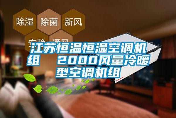 江蘇恒溫恒濕空調(diào)機組  2000風(fēng)量冷暖型空調(diào)機組