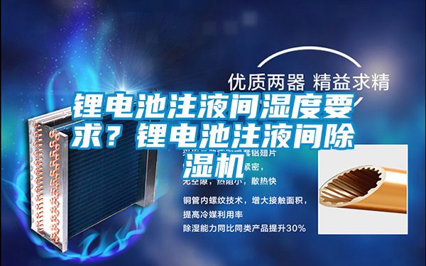 鋰電池注液間濕度要求？鋰電池注液間除濕機(jī)