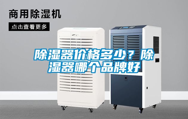 除濕器價格多少？除濕器哪個品牌好