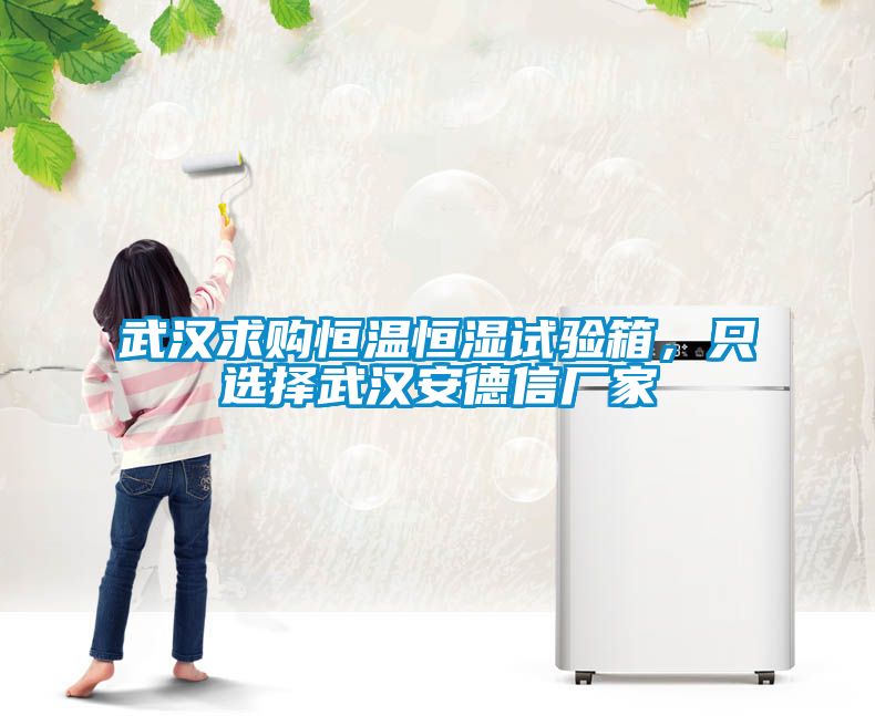 武漢求購(gòu)恒溫恒濕試驗(yàn)箱，只選擇武漢安德信廠家