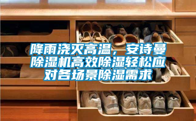 降雨澆滅高溫，安詩曼除濕機(jī)高效除濕輕松應(yīng)對各場景除濕需求