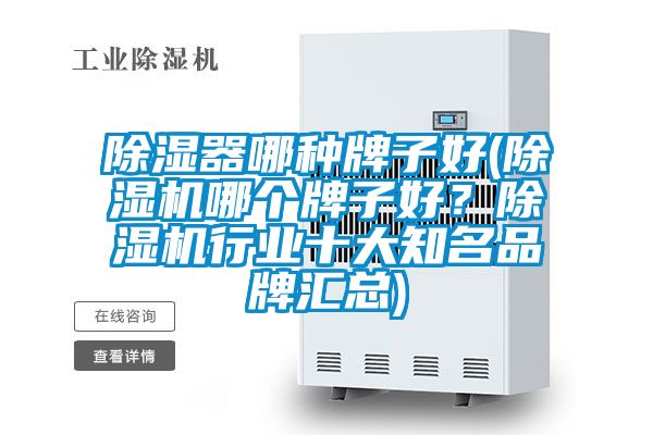 除濕器哪種牌子好(除濕機哪個牌子好？除濕機行業(yè)十大知名品牌匯總)