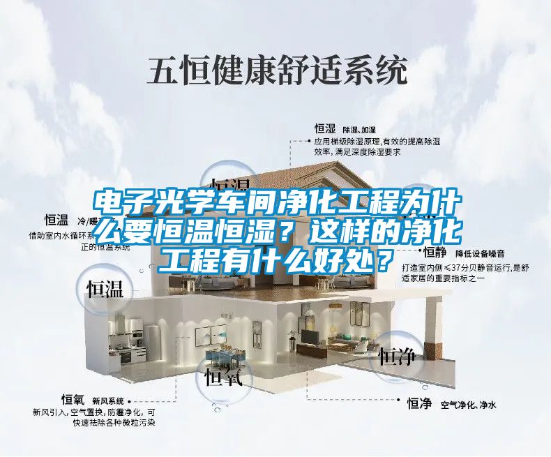 電子光學車間凈化工程為什么要恒溫恒濕？這樣的凈化工程有什么好處？