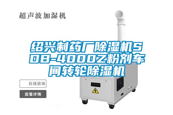 紹興制藥廠(chǎng)除濕機(jī)SDB-4000Z粉劑車(chē)間轉(zhuǎn)輪除濕機(jī)