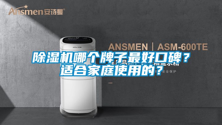 除濕機哪個牌子最好口碑？適合家庭使用的？