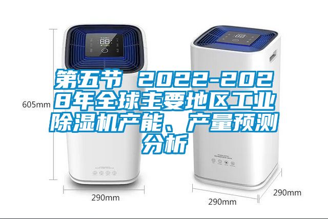 第五節(jié) 2022-2028年全球主要地區(qū)工業(yè)除濕機產(chǎn)能、產(chǎn)量預(yù)測分析