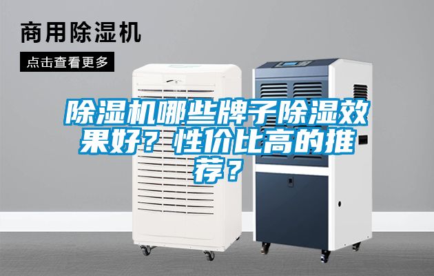 除濕機(jī)哪些牌子除濕效果好？性價(jià)比高的推薦？