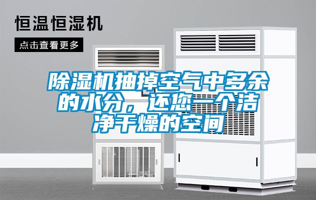 除濕機(jī)抽掉空氣中多余的水分，還您一個(gè)潔凈干燥的空間