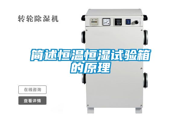簡(jiǎn)述恒溫恒濕試驗(yàn)箱的原理