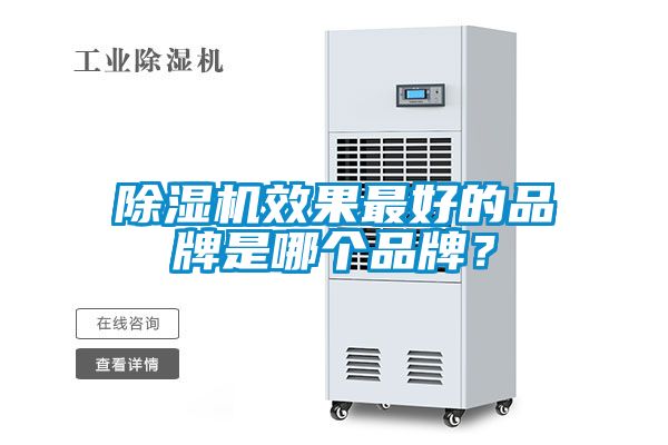 除濕機效果最好的品牌是哪個品牌？
