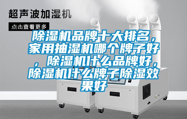 除濕機品牌十大排名，家用抽濕機哪個牌子好，除濕機什么品牌好，除濕機什么牌子除濕效果好