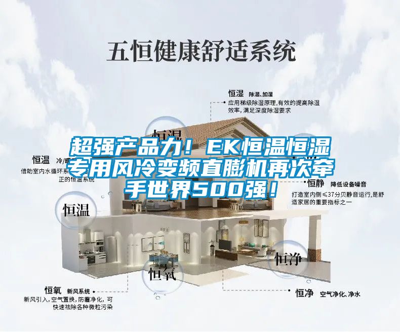 超強(qiáng)產(chǎn)品力！EK恒溫恒濕專用風(fēng)冷變頻直膨機(jī)再次牽手世界500強(qiáng)！