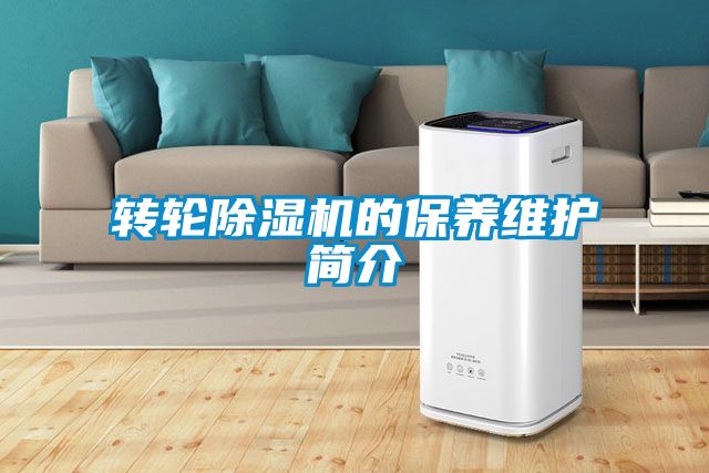 轉(zhuǎn)輪除濕機(jī)的保養(yǎng)維護(hù)簡介