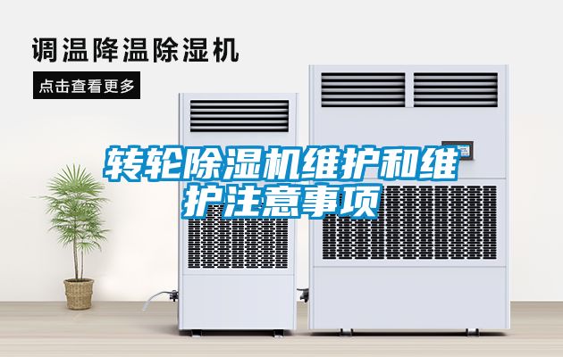 轉(zhuǎn)輪除濕機維護和維護注意事項