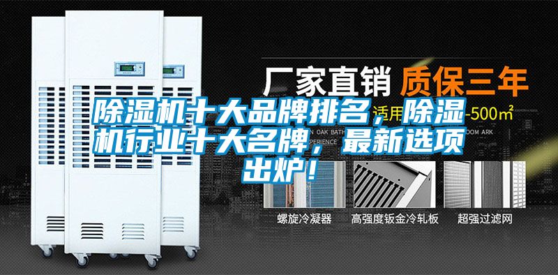 除濕機(jī)十大品牌排名，除濕機(jī)行業(yè)十大名牌，最新選項(xiàng)出爐！