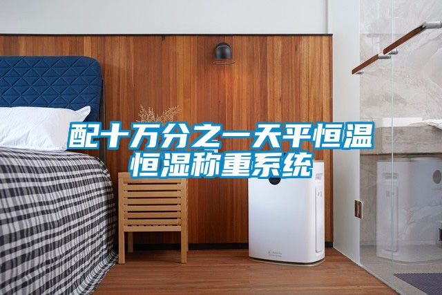 配十萬(wàn)分之一天平恒溫恒濕稱重系統(tǒng)