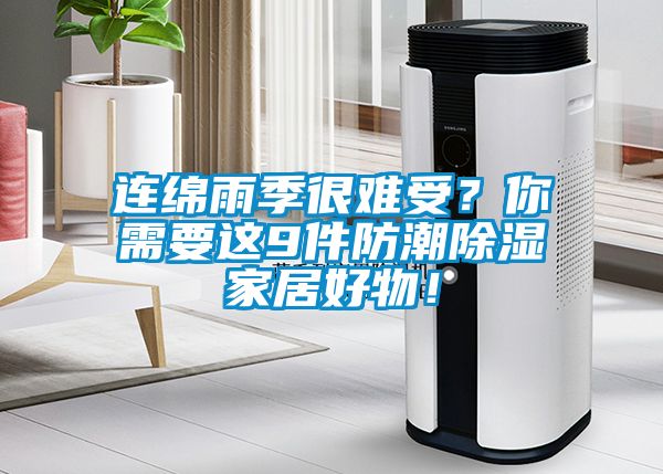 連綿雨季很難受？你需要這9件防潮除濕家居好物！