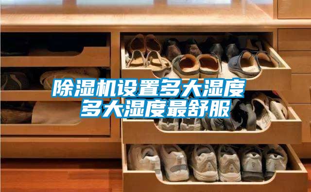 除濕機設(shè)置多大濕度 多大濕度最舒服