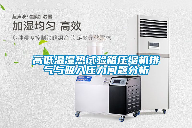 高低溫濕熱試驗箱壓縮機(jī)排氣與吸入壓力問題分析